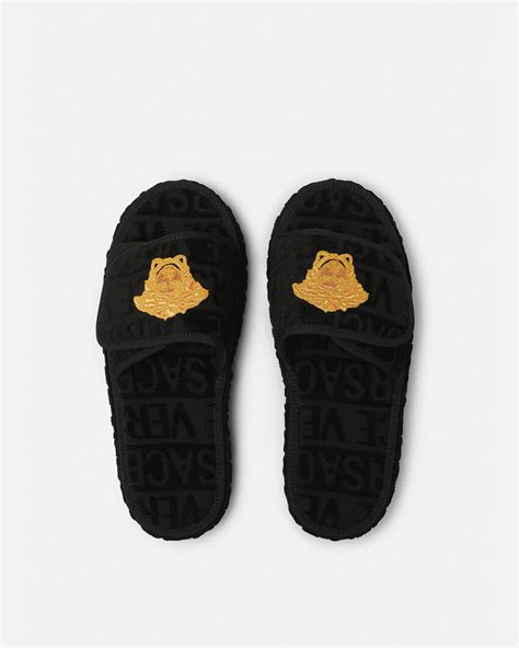 versus versace slippers|versace slippers for sale.